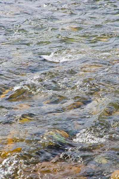 Чистота Качество Воды Природе Камнями — стоковое фото