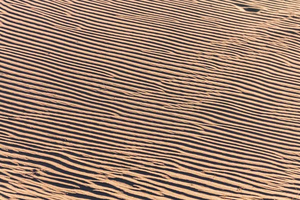 Песчаные Волны Волн Пустыне Пляже Солнечный День Песчаная Пустыня Абстрактный — стоковое фото