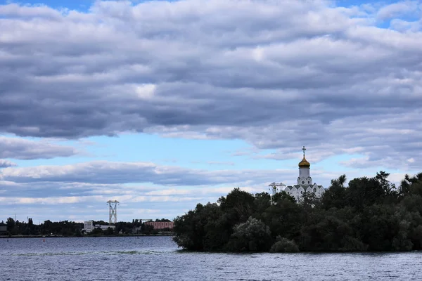 Dramatische Wolken Rivier — Stockfoto