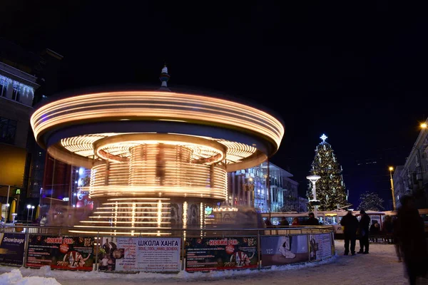 Winter Stad — Stockfoto