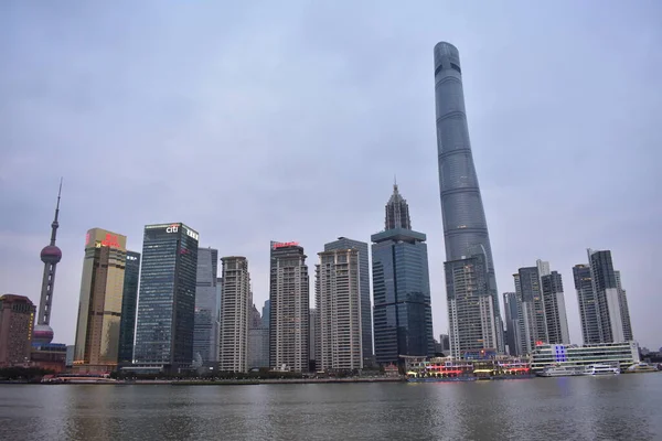 Hochhaus Der Stadt Shanghai — Stockfoto