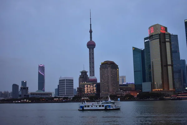 Wolkenkrabbers Shanghai Stad — Stockfoto