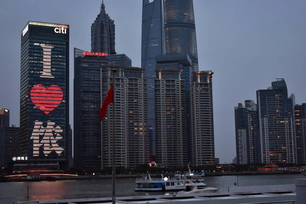 Skyscrapers Shanghai City — Stock Photo, Image