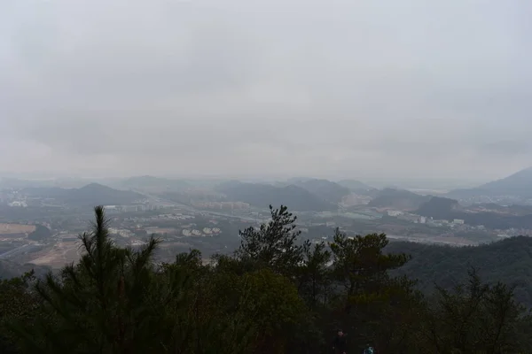 Brouillard Dans Les Montagnes — Photo