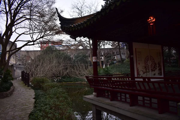 Shanghais Öffentlicher Park Frühling — Stockfoto