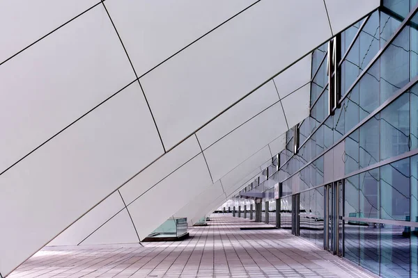 Edifício Escritório Moderno Com Janelas — Fotografia de Stock