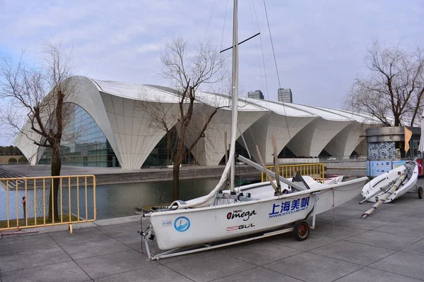 Восточный Спортивный Центр Шанхая — стоковое фото