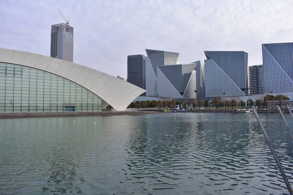 Восточный Спортивный Центр Шанхая — стоковое фото