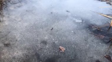 Buzul üzerindeki su hareketleri zaman aşımına uğradı