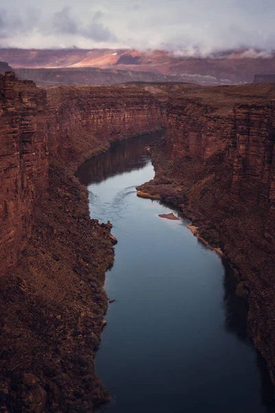 Marmurowy Kanion Arizonie Czerwonawy Krajobraz Wielkiego Kanionu Kolorado Erozja Rzeki — Zdjęcie stockowe
