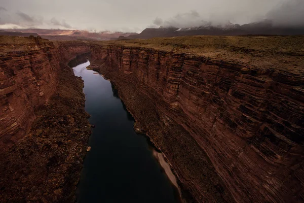 Marble Canyon Arizona Paisagem Avermelhada Grande Desfiladeiro Colorado Erosão Rio — Fotografia de Stock