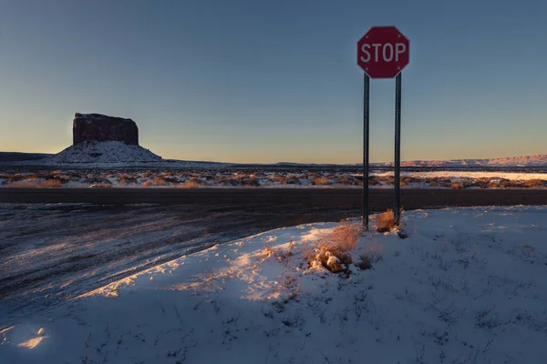 Monument Valley Estado Utah Estados Unidos Reserva India Navajo Salvaje — Foto de Stock