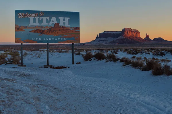 Monument Valley Estado Utah Estados Unidos Reserva India Navajo Salvaje — Foto de Stock