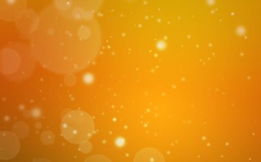 Beyaz Bokeh Işığı Bulanık Turuncu, Sarı veya Altın Arkaplan