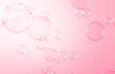 Güzel Şeffaf Pembe Sabun Sabunları Arkaplanı