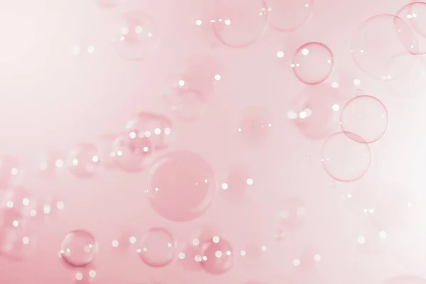 Όμορφο Ροζ Σαπούνι Φυσαλίδες Υφής Φόντο — Φωτογραφία Αρχείου