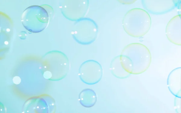 Abstrakt Vackra Genomskinliga Färgglada Tvål Bubblor Bakgrund Tvål Sud Bubbles — Stockfoto