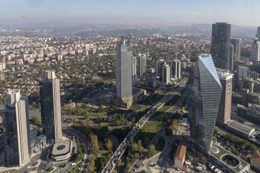 İstanbul, Türkiye. 23 Ekim 2021. Şehir dışından görünüm