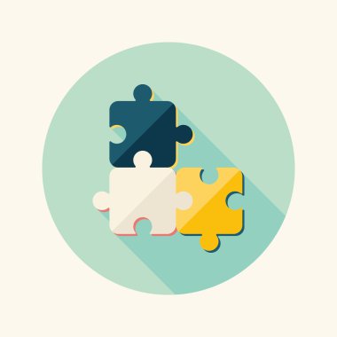 Uzun Gölge, eps 10 düz simgesi bulmaca