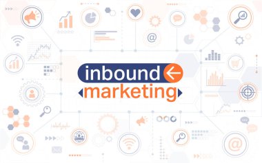 Inbound marketing horizontal web banner