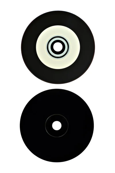 Black Vinyl Cd — Stock Photo, Image