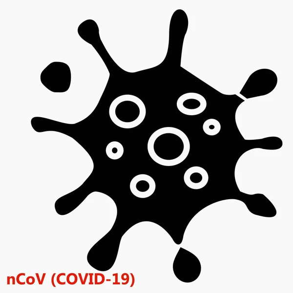 Icono Del Coronavirus Infección Por Sars Cov Pandemia Covid Ilustración — Archivo Imágenes Vectoriales