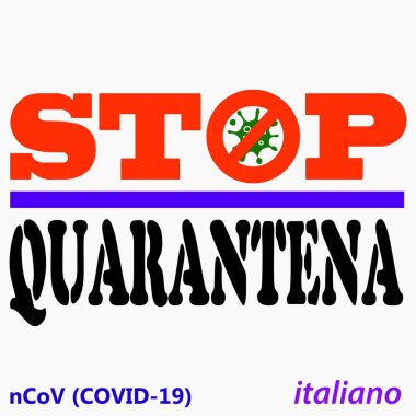 Simge durdurma koronovirüsü kırmızısı. Karantinaya alın. SARS-CoV-2 enfeksiyonu. Salgın COVID 19. Bakteri tasviri. Gribin nedensel faktörünün figürü. Vektör simgesi