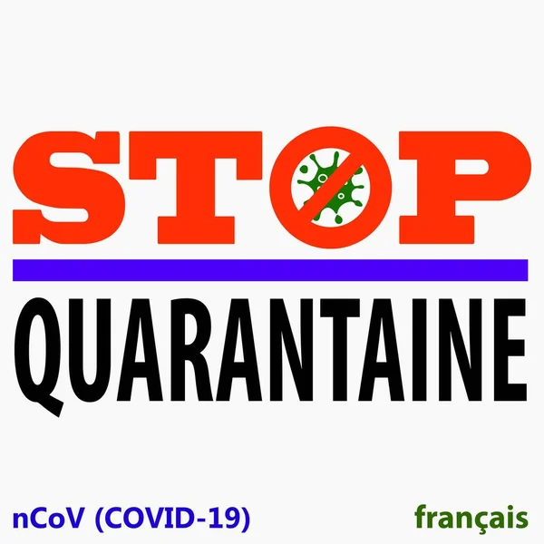 Icon Stop Coronovirus Quarantine Sars Cov Infection Pandemic Covid Illustration — Vector de stock