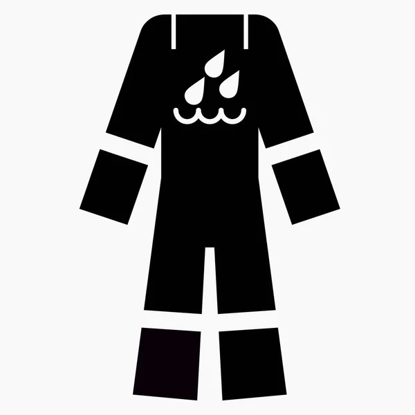 Ochranný Oblek Ochrana Proti Koronaviru Lékařská Výstroj Pracovní Oblečení Ochranné — Stockový vektor