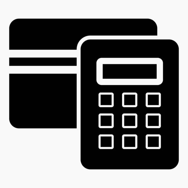 Bankkort Handel Kontantlösa Betalningar Betalning Elektroniska Betalningar Vektorikon — Stock vektor