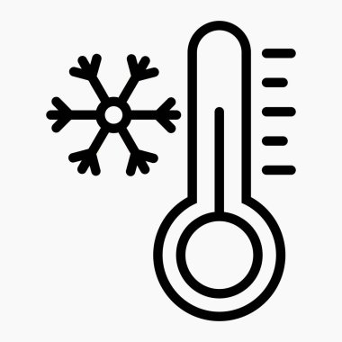 Uygulama ve bilgi grafiği için termometre sıcaklığı minimum tek düz doğrusal simgeyi izole etti. Web siteleri ve mobil minimal düz tasarım için ticari satır vektör simgesi.