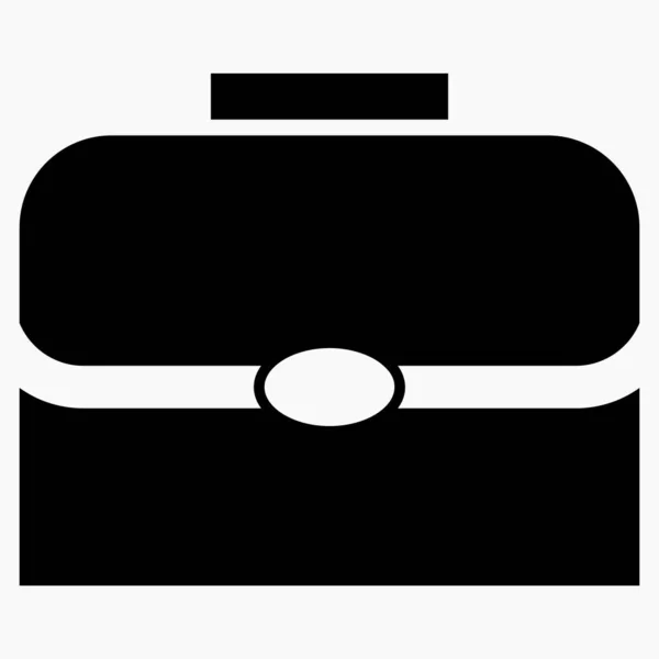 有趣的手提箱图标 旅行行李图标向量 手提箱扁平标志 矢量说明 — 图库矢量图片
