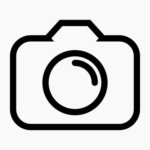 Nieuw Icoon Digitale Camera Vectorpictogram — Stockvector