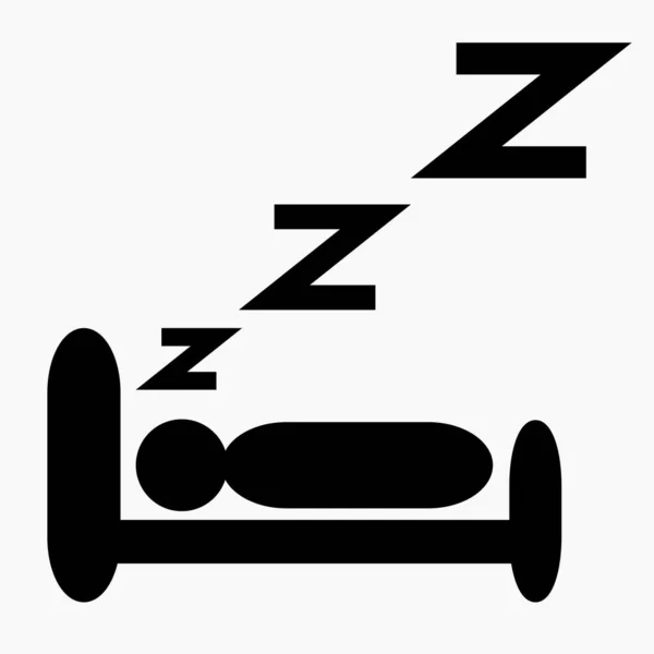 Neues Schlaf Symbol Vektorsymbol — Stockvektor