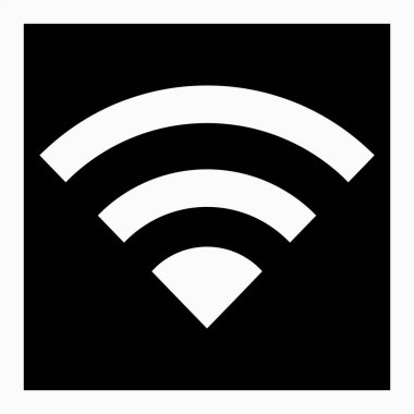 Wi-Fi Simgesi uygulama ve bilgi grafiği için minimal düz doğrusal simgeyi izole etti. Web siteleri ve mobil minimal düz tasarım için ticari satır vektör simgesi.