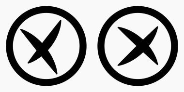 Simgeyi iptal et. Eylem yasağı. Prosedürü durdur İndirmeyi iptal et. Vektör simgesi.