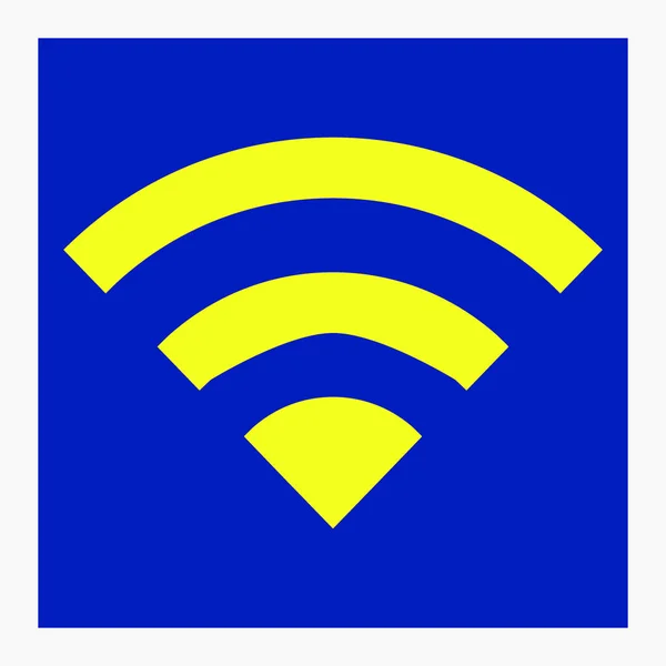 Icon Wireless Icon Isolated Minimal Single Flat Linear Icon Application — 图库矢量图片