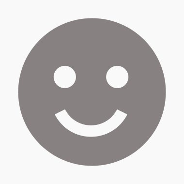 Gülümse Simgesi uygulama ve bilgi grafiği için en az düz çizgi simgesini izole etti. Web siteleri ve mobil minimal düz tasarım için ticari satır vektör simgesi.