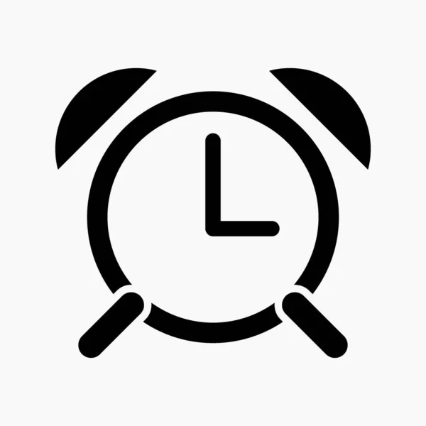 New Alarm Clock Icon Isolated Minimal Single Flat Linear Icon — 스톡 벡터