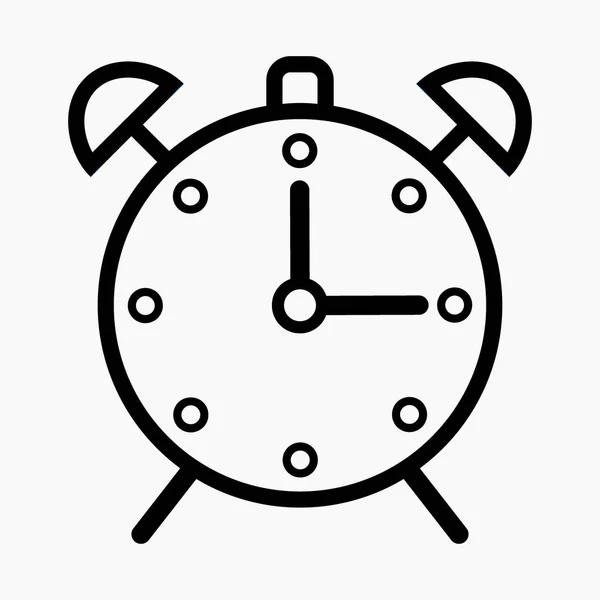 Beautiful Vector Alarm Clock Icon — Vector de stock