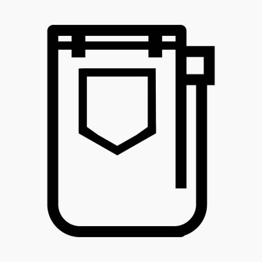 Yeni moda kot simgesi vektörü.