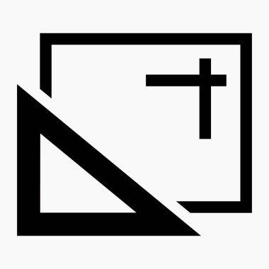 Simge yapım ve tasarım. Vektör simgesi.