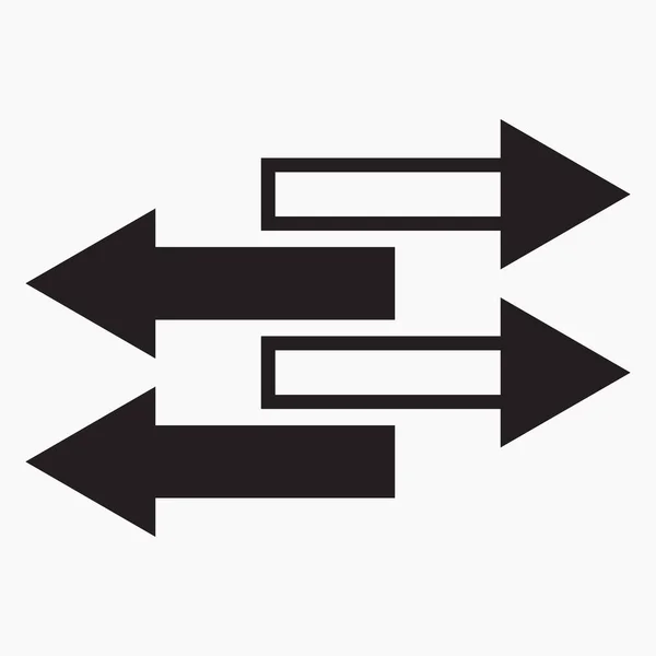 Direction Arrow Icon Different Directions Commercial Line Vector Icon Websites —  Vetores de Stock