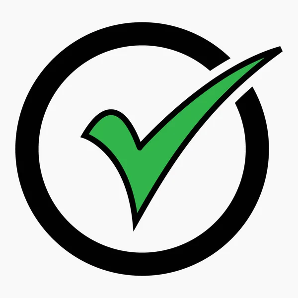 Vector Icon Flat Green Symbol Isolated Minimal Single Flat Linear — Vector de stock
