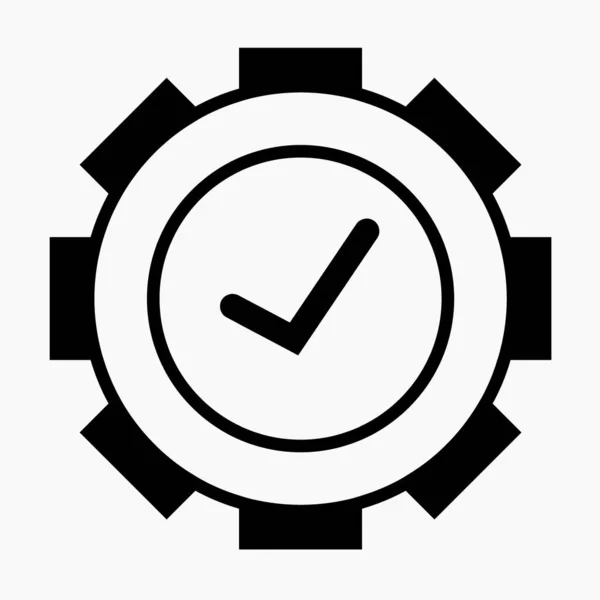 Compliance Line Icon Symbol Settings Download Icon Vector Icon — Vetor de Stock