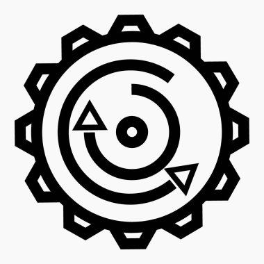 Simge: kurulum, kurulum. Uyum yanılsaması, hata ayıklama. Konfigürasyon. Uyum. Ayar Vektörü simgesi.