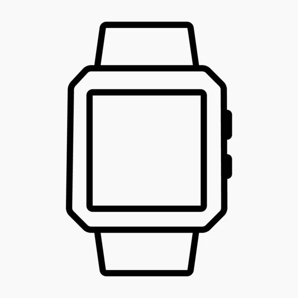 Smart Watch Icon Digital Watch Illustration Wristwatch Vector Icon — 스톡 벡터