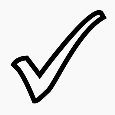 Tamam düğme illüstrasyonu. Yeni ok simgesi. Tamam simge vektörü. Web siteleri ve mobil minimal düz tasarım için ticari satır vektör simgesi.