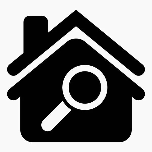 Home Subscriber Search Icon Resident Search Icon List Landlords Vector — ストックベクタ