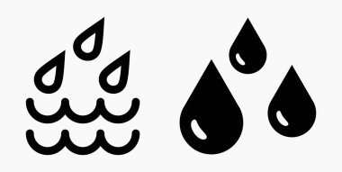 Kan Damlası Simgesi uygulama ve bilgi grafiği için en az düz doğrusal simgeyi izole etti. Web siteleri ve mobil minimal düz tasarım için ticari satır vektör simgesi.